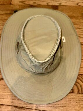 Tilley LTM6 Airflo Broad Brim Sun Hat Khaki Olive Size 6 7/8
